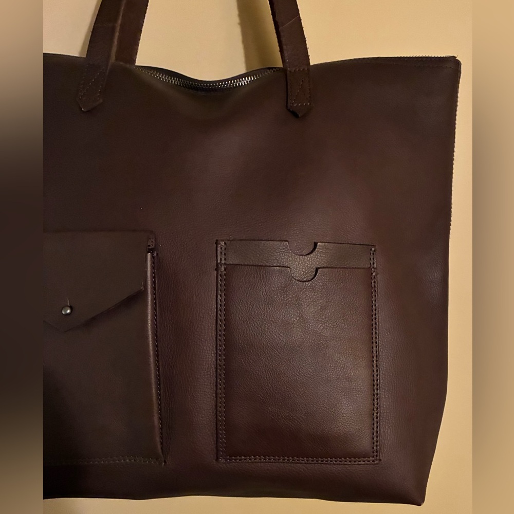 Madewell The Transport Satchel with Pockets in Castle  Rock - Picture 4 of 12